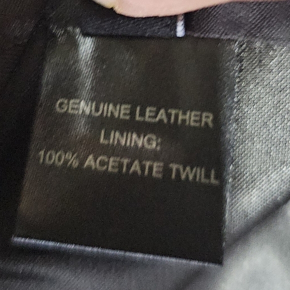 Vericci Genuine Leather Full Zip Leather Women's Jacket Black Size XL - Picture 11 of 16